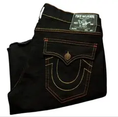 TRUE RELIGION Rickyハーフパンツ　W34 2色ステッチ 正規品のサムネイル