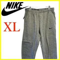 T4130★美品★NIKE*ナイキ*スウェットパンツ*裏起毛*メンズXL*グレー