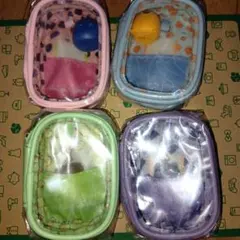 お文具といっしょ フィギュア付きポーチ　四種