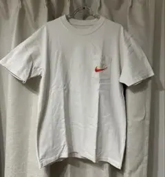【美品】NIKE ポケット付き Tシャツ ホワイト 刺繍ロゴM