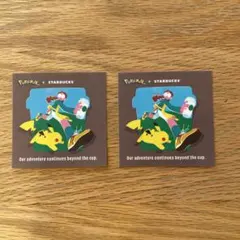 スターバックス ポケモン ステッカー POKÉMON + STARBUCKS