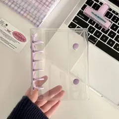 【人気商品】シール帳　クリアバインダー　リフィル10枚