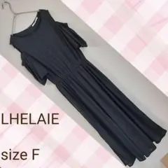 ★LHELAIE レルビー オールインワン サロペット オフショル ブラックのサムネイル