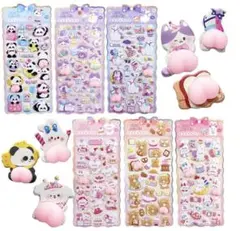 アニマル柄おしりシール6枚セット お尻ステッカー