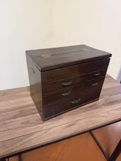 和箪笥 小引き出し 箱箪笥 薬箪笥風 木製 収納 古家具 昭和レトロ 古道具