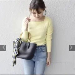 カージュ ニットカットソー 春　薄手のサムネイル