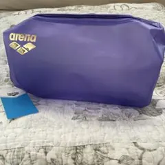 arena 防水ポーチ パープル 新規タグ付き