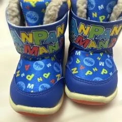 アンパンマン ムーンスター スノーブーツ 13cm ブルー 防寒靴