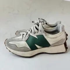 NewBalance スニーカー 327 グリーン 24.5cm