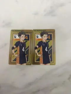 ハイキュー!! 西谷夕 メタリックカード2枚