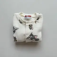 ベビー 裏起毛長袖カバーオール トムとジェリー