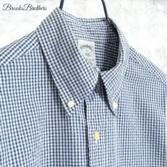 美品ブルックスブラザーズ SLIM FIT シアサッカー ギンガム BD 半袖