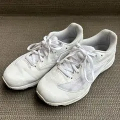 ［美品］asics レザービーム23cm