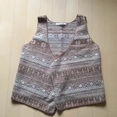 【美品】スピック&スパン ニットベスト