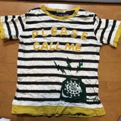 rough ストライプ Tシャツ 半袖　保育士