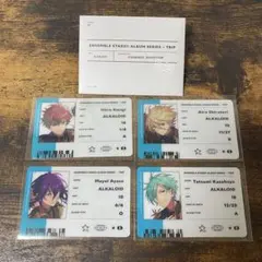 【8/31まで】あんスタ アルバム缶バッジ 風早巽 20点、ID風カード3枚 あんスタ アルバム缶バッジ TRIP 風早巽 20点、ID風カード3枚