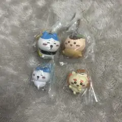 ちいかわ キーホルダー 4種セット　ハチワレ　くりまんじゅう　シーサー