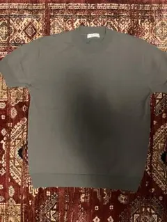 ORIHICA ニットTシャツ カーキグリーン