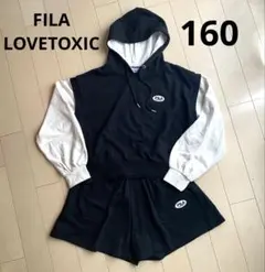FILA LOVETOXIC ラブトキシック　スウェット　セットアップ　160
