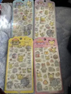 ポケモン ポケピース ボンボンドロップシール 4枚セット 韓国