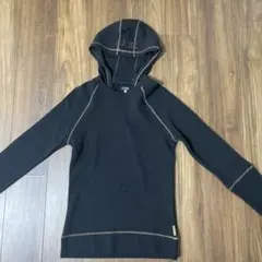ARMANI JEANS フード付きパーカー ブラック