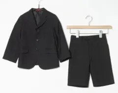 BeBe ストライプ セットアップ 110 ウール100％ 背抜き スーツ