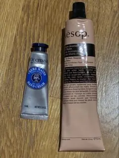 ロクシタン ハンドクリーム 10ml & Aesop ハンドバーム 75ml