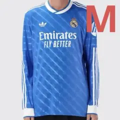 adidas レアル・マドリード 長袖ユニフォーム Mサイズ JW4054のサムネイル