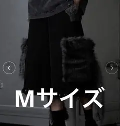 GRANCY】【完売品‼️】ファーポケットデザインハーフデニムカーゴ
