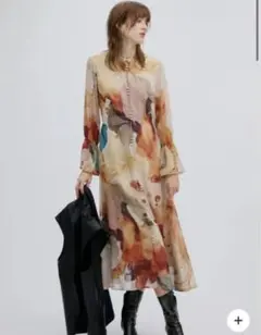 AMERI UNDRESSED AMELIA INK ART DRESS