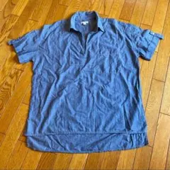 GAP 半袖シャツ　プルオーバーシャツ　ダンガリー色【値下げ】のサムネイル