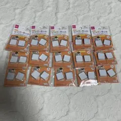 【匿名配送】15点セット　22ｍｍ　スクエア　オリジナル　ピンズキット　ダイソー