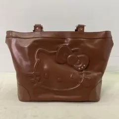 SANRIO　サンリオ　HALLOKITTY　ハローキティ　本革　トートバッグ