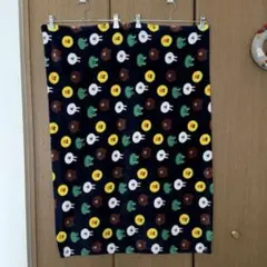 LINEフレンズ LINE FRIENDS ブランケット ブラウン　サリー　紺色