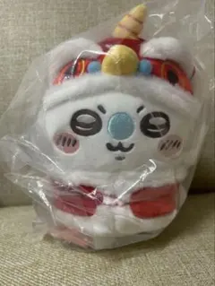 ちいかわ×MINISO中国限定新年&コラボぬいぐるみ モモンガ（中華版獅子舞）