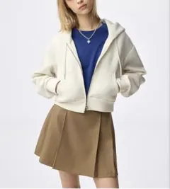 GU パフスウェットフルジップパーカ