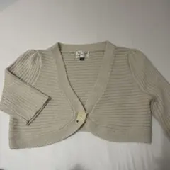 アルパカ60% クロップド　カーディガン