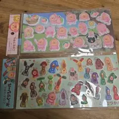 こびとづかん　もっちもちシール　はってはがせるずかんシール