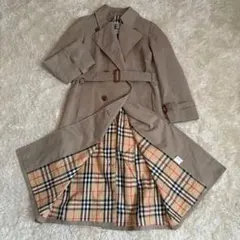 バーバリー トレンチコート ノバチェック ベルト レディース カーキ M相当