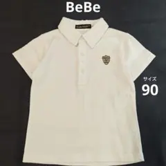 BeBe ベベ　半袖カットソー　白　男の子　90のサムネイル