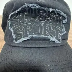 STUSSY SPORT キャップ ブラック円堂守着用 STUSSY SPORT キャップ ブラック円堂守着用 - メルカリ