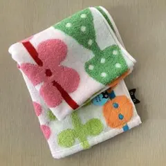 マタノアツコ　ふわふわ　フェイスタオル　My cat’s Diary アイボリーのサムネイル