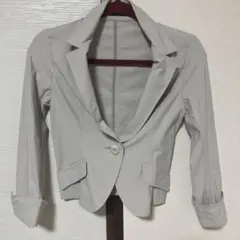 salire テーラードジャケット Mサイズ ライトグレー