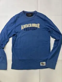 Abercrombie&Fitch アバクロ 長袖 Tシャツ ブルー