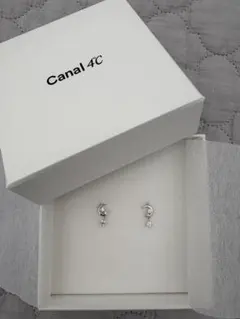 Canal 4℃月と星デザインピアス　お値下げご相談下さい