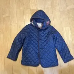 SOLBOIS ネイビー キルティングジャケット 140