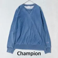 championチャンピオン♦︎リバースウィーブスウェットMインディゴ染め 藍色