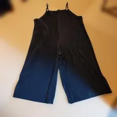 クラシカルエルフプリーツオールインワン黒XL