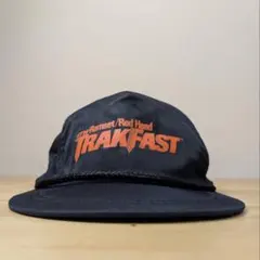 希少 90s TRAKFAST ヴィンテージ キャップ 企業ロゴ ナイロン