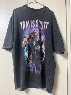 Travis Scott グラフィックTシャツ ヴィンテージ加工 Mサイズのサムネイル
